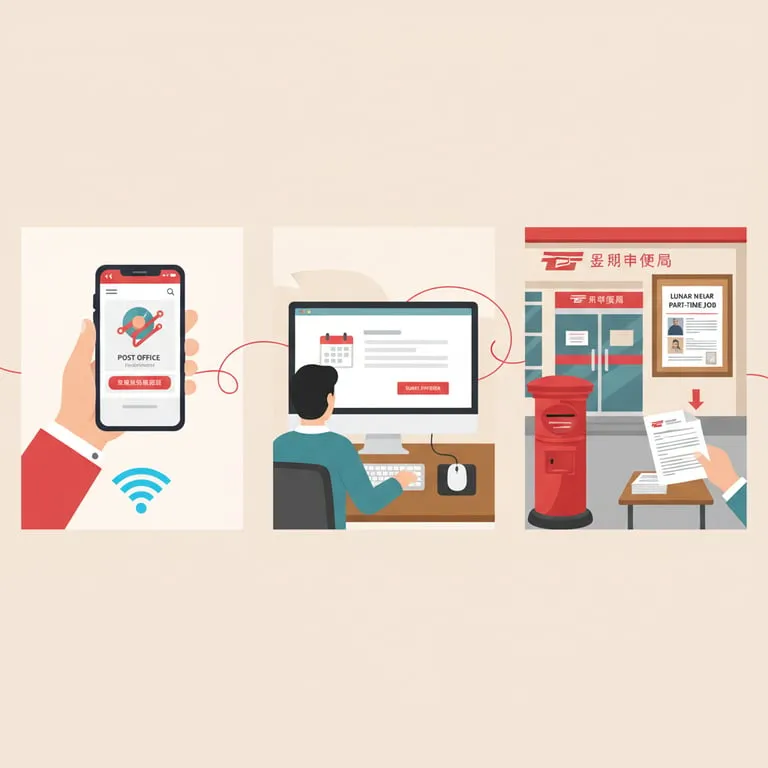 우체국 설날 아르바이트 지원하는 3가지 경로