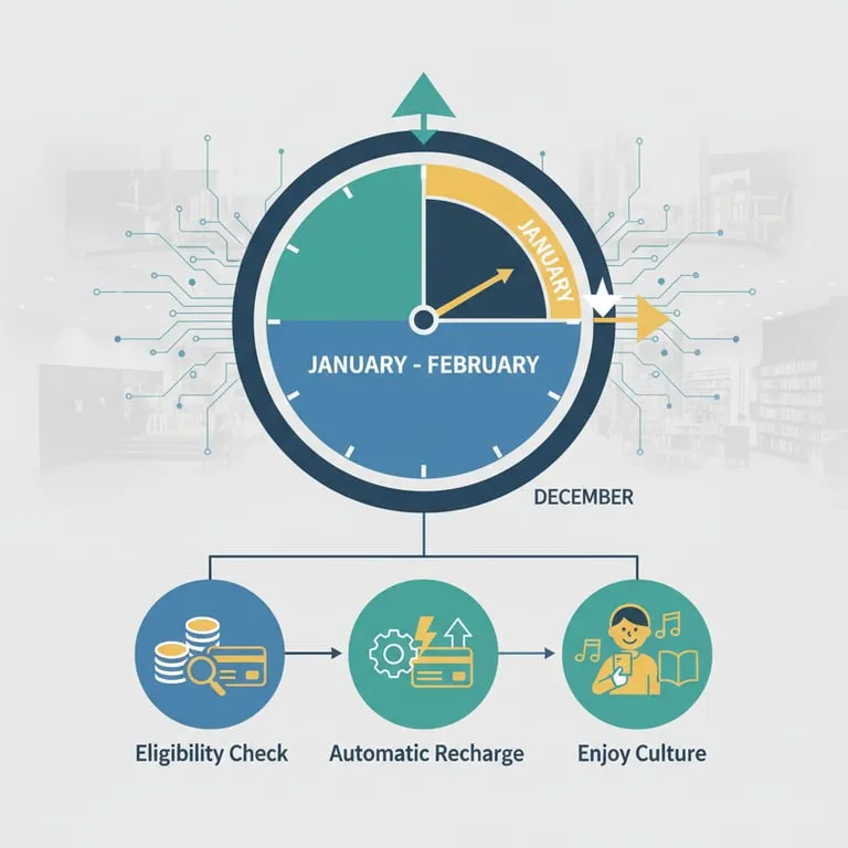 문화누리카드 자동재충전 시기와 절차