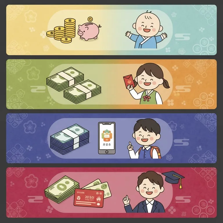 연령별 세뱃돈 적정 금액 가이드라인