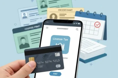 면허세 카드 납부 방법