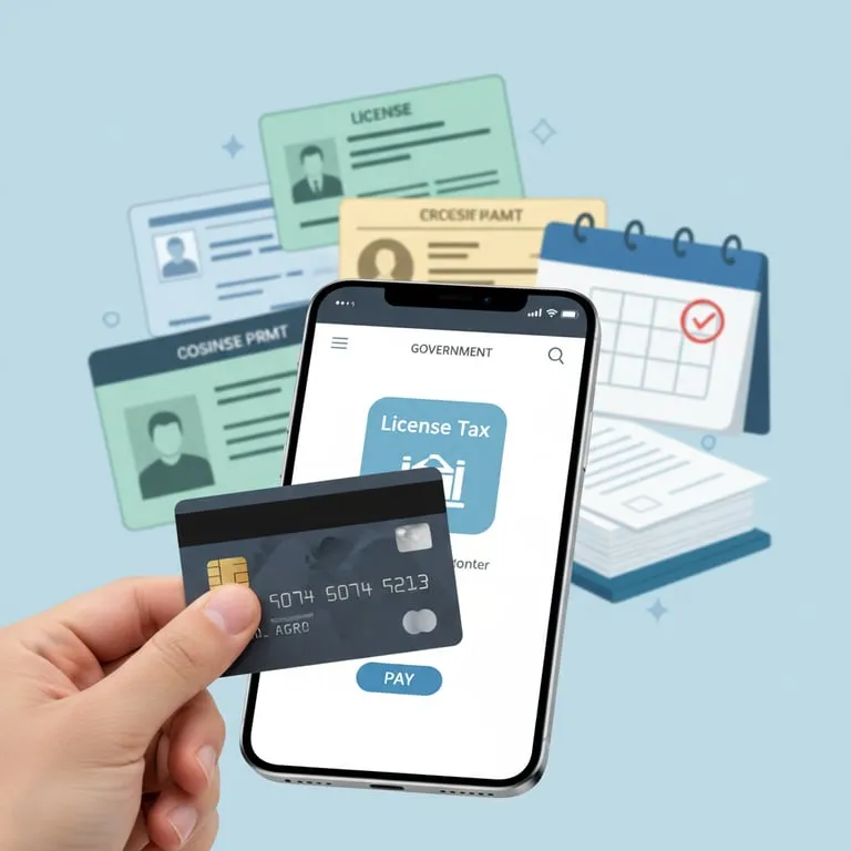 면허세 카드 납부 방법