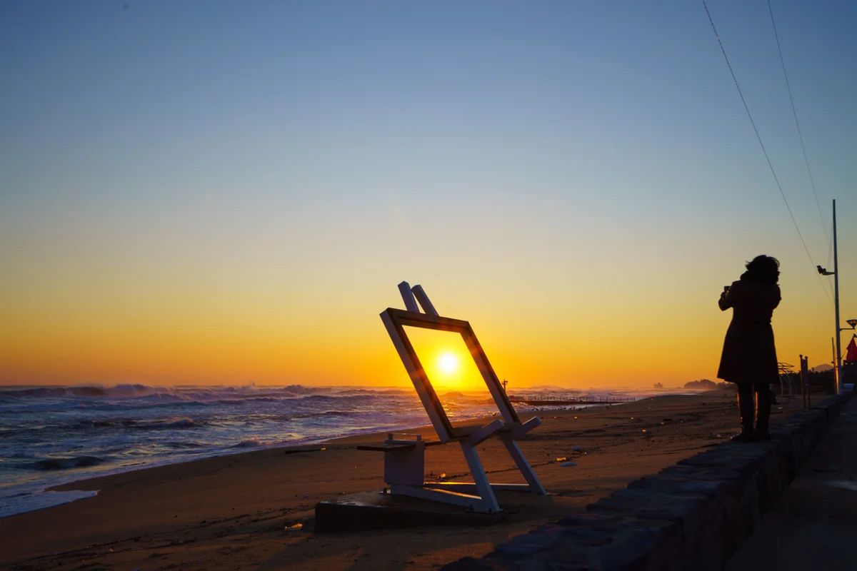 경포해변: 강릉 경포해변 여름의 대표 명소 - 강릉여행 여행