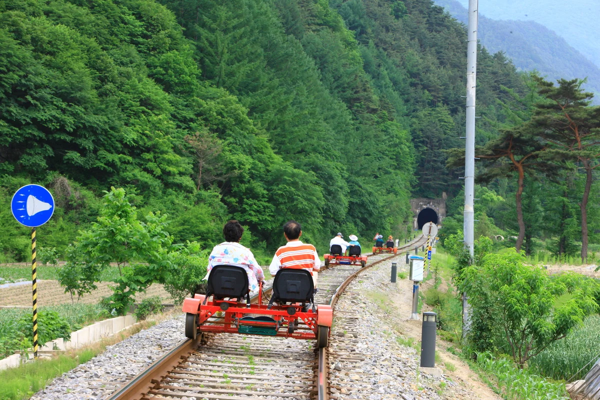 정선 레일바이크 - 정선여행 여행