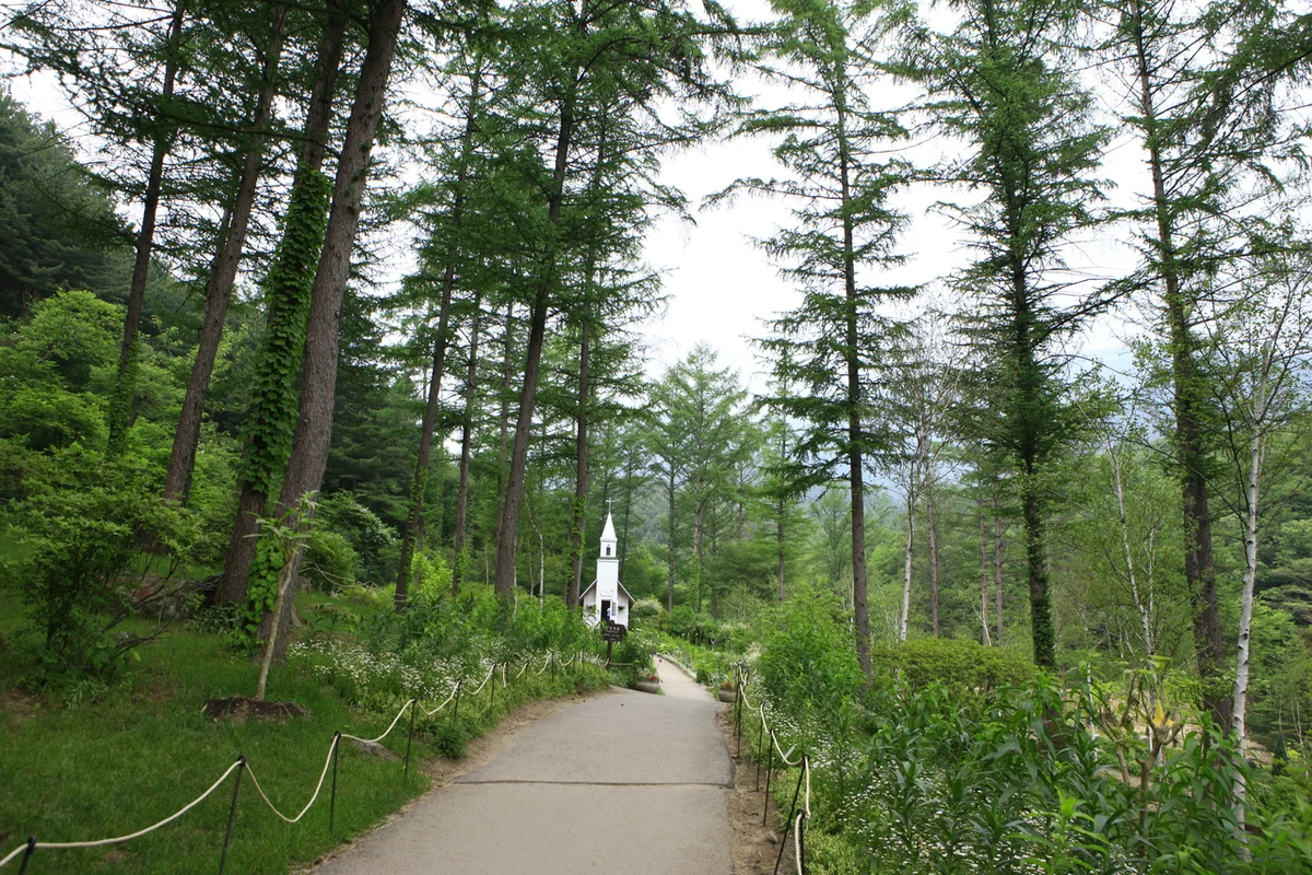 달빛정원 - 아침고요수목원 여행