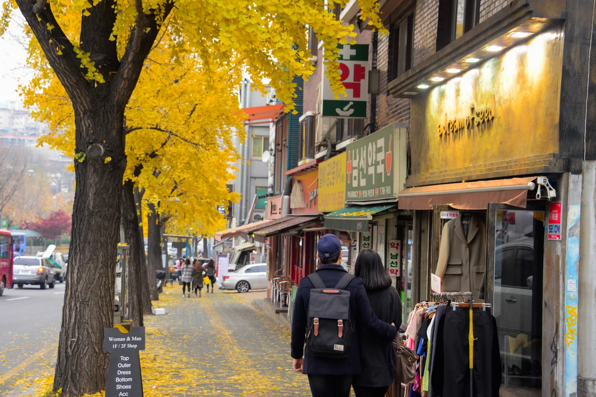 회나무길 - 경리단길 여행