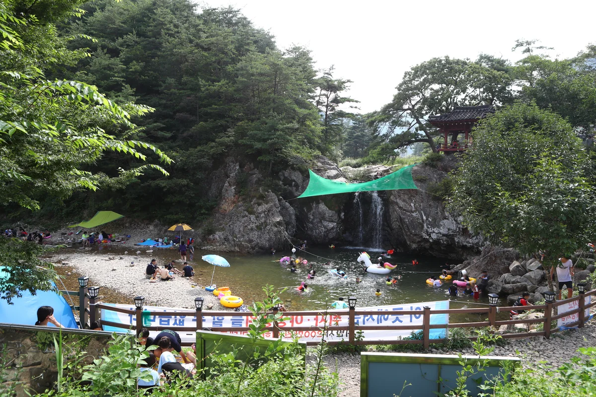 장각폭포 - 상주시 여행