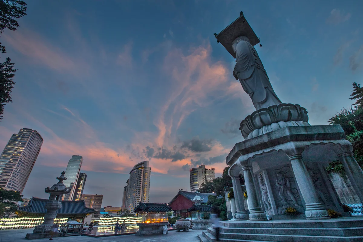 봉은사 - 삼성동산책 여행