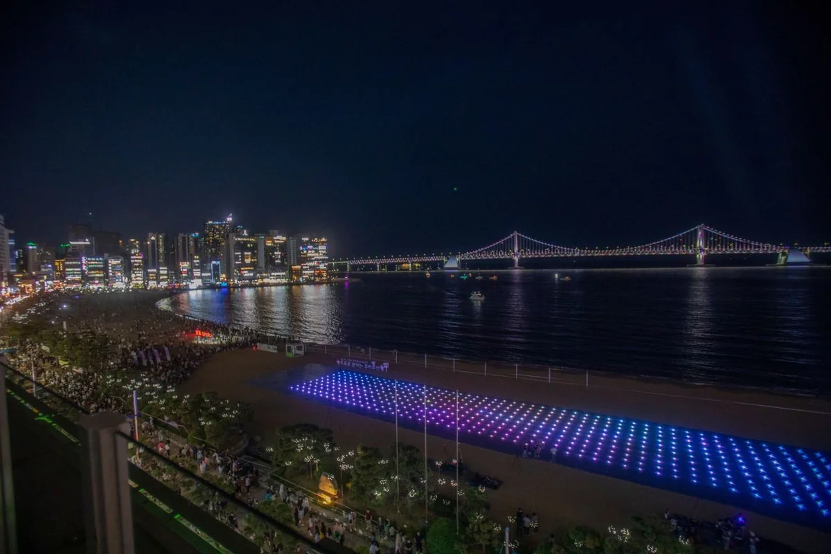 광안리 M 드론라이트쇼 - 부산여행 여행