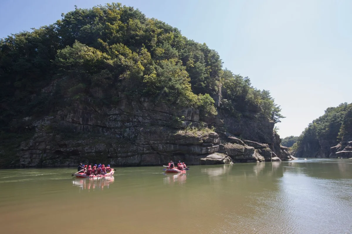 한탄강 래프팅 - 파주여행 여행