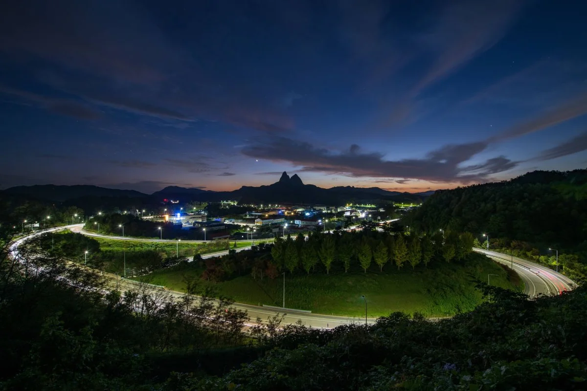 마이산 야경 - 마이산야경 여행