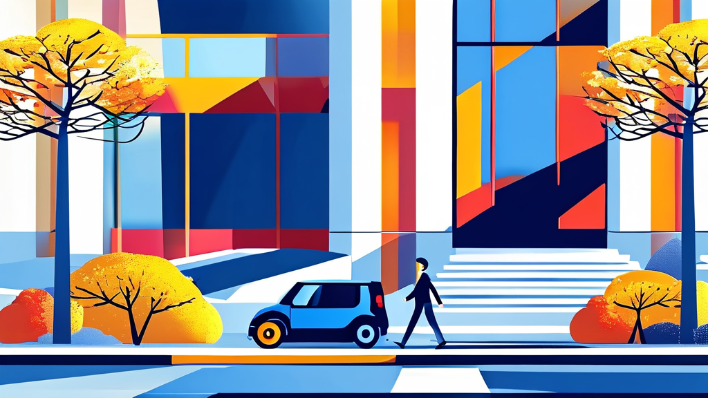 복잡한 사고 처리, DB손해보험 다이렉트에 맡기세요 (illustration 스타일)