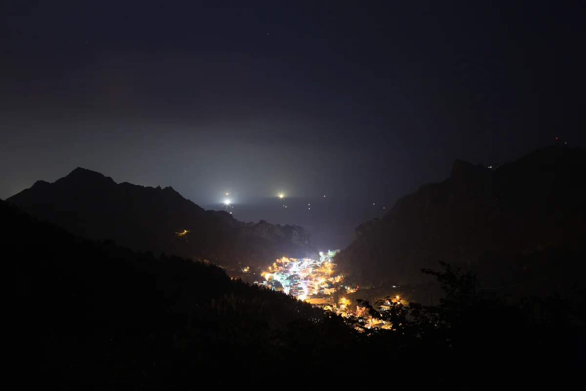 울릉 야경 (출처 : 한국관광공사)