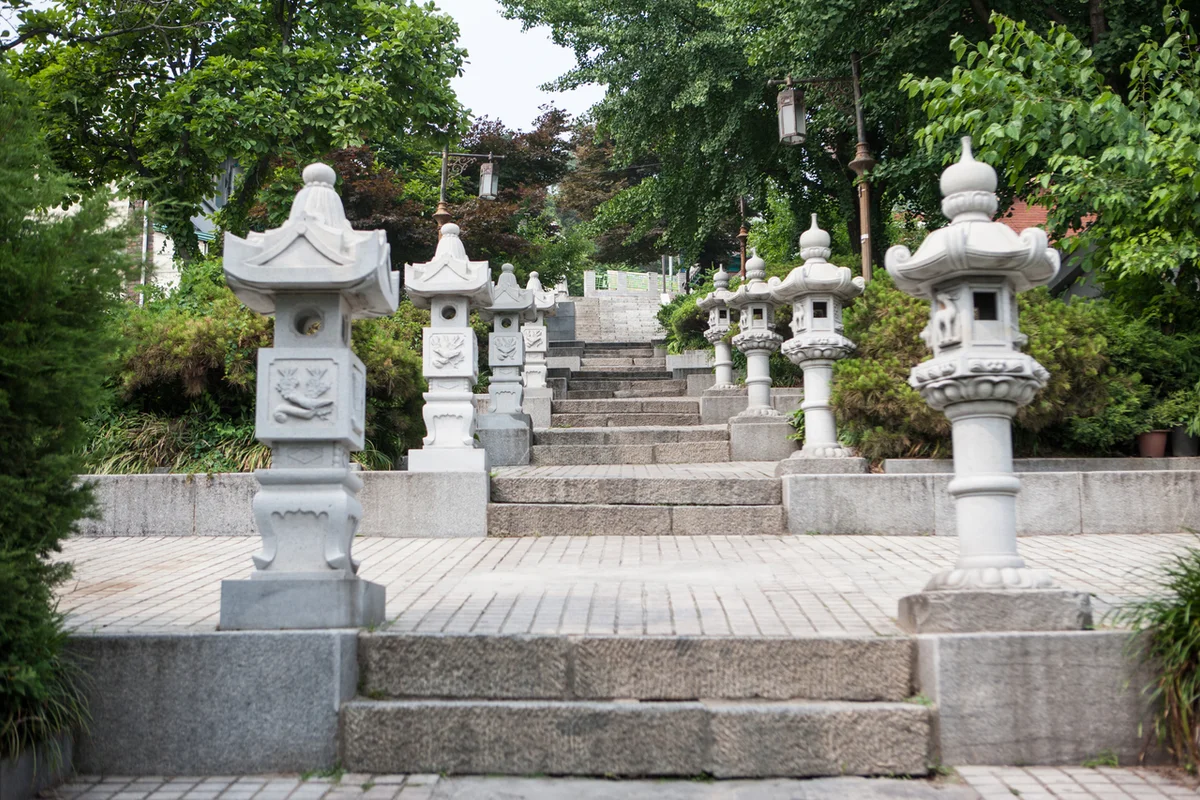 청일조계지 경계계단 - 인천 차이나타운 여행