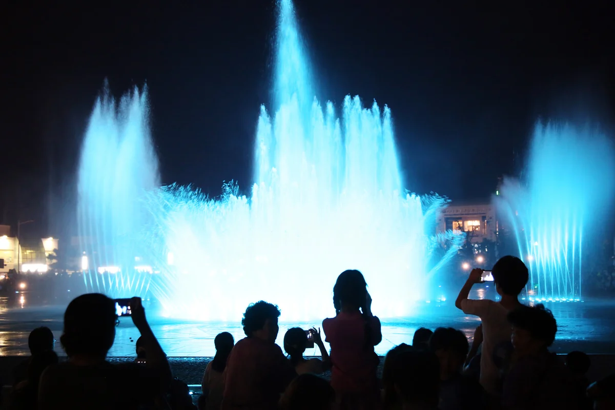 다대포 꿈의 낙조분수 - 부산 여행