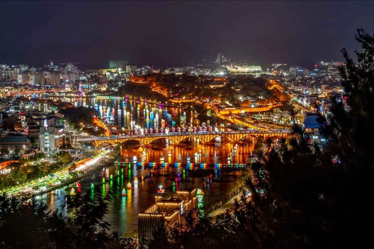 진주 남강 유등축제 - 진주여행 여행