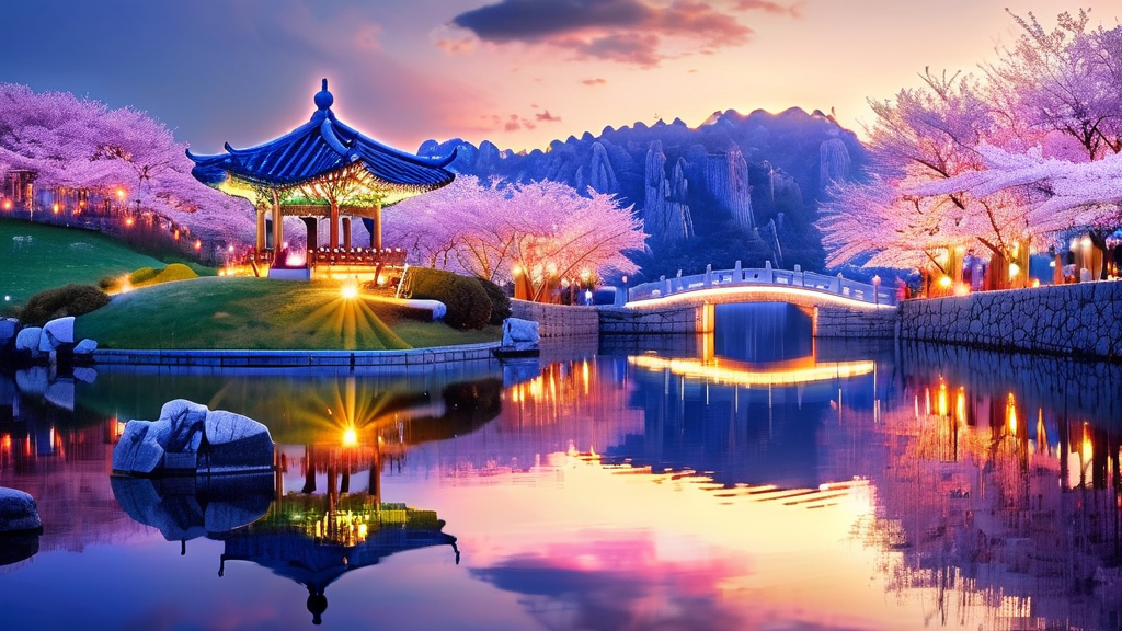 경주 벚꽃 명소 BEST 5: 숨겨진 보석 찾기 (realistic 스타일)