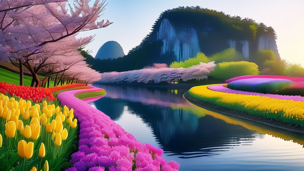 2026 순천만 국가정원 봄꽃 축제: 기본 정보 및 일정 (realistic 스타일)