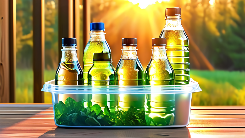 고로쇠물 신선도 유지와 올바른 보관법 (realistic 스타일)