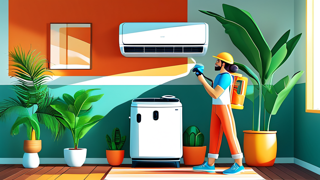 자가 점검부터 전문가 점검까지: 에어컨 관리 A to Z (illustration 스타일)