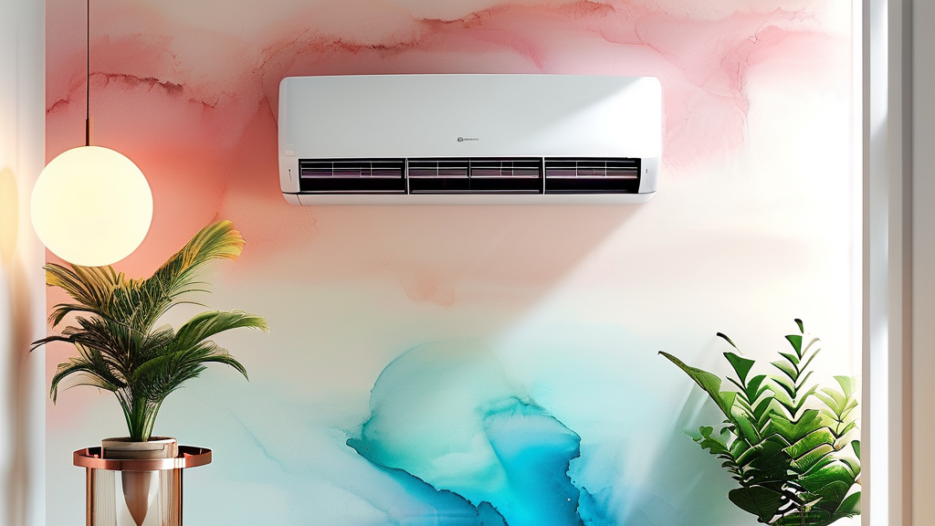 LG 에어컨, 고장 걱정 없이 시원한 여름 보내는 비결 (watercolor 스타일)