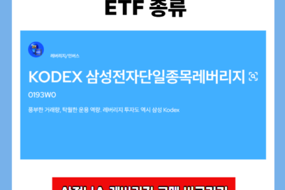 삼전닉스 레버리지 ETF 종류